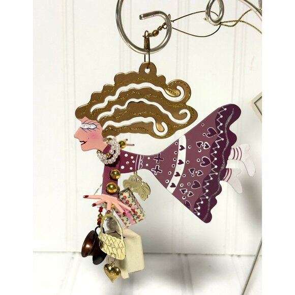 New Karen Rossi Silvestri Fanciful Flights BEST MOM Ornament Christmas Mothers - Picture 2 of 9